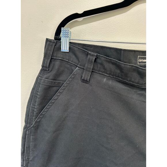Carhartt mens Relaxed fit rugged canvas work pant size 40x32 black - Picture 2 of 9